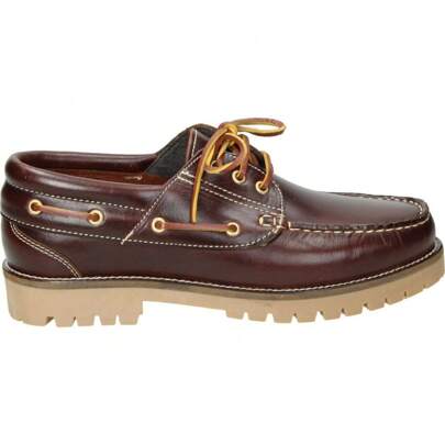  MOLINA | Mocassins bateau homme Molina – Mocassins marron – Chaussures habillées à lacets – Style élégant – Haute qualité et confort – Modèle 20400