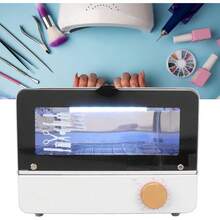 Caja de Gabinete de Limpieza UV de 6L, Caja de Limpieza de Ozono Multifuncional Ajustable con Control de Sincronización, Caja Ultravioleta, Caja de Limpieza UV - Tipo de Enchufe A USA (110-127V) - Ver 2