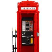 LEGO Modelo de cabina telefónica roja de Londres para adultos, soporte para cabina telefónica y teléfono celular de Londres para construir y exhibir, idea de regalo creativa para viajeros, recuerdo de Londres para la decoración del hogar u oficina, 21347, regalo de Navidad - 1 color - Ver 10