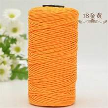 2 Pcs 1.5mm X 240 Yards Nylon Mesh Cord, 2 Pieces Set, Versatile Crafting Yarn Suitable For Knitting, Crochet, Hats, Bags, Wallets, Shoes, Plant Hangers, 100% Nylon, Multi-Color Options