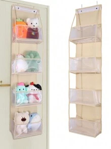 1pc 4 Layer Over The Door Hanging Organizer,Cosmetics Wall Hanging Storage Organizer,Large Capacity Mesh Holder With Clear Pockets Hanging Storage Bag,For Kitchen Nursery Bathroom Closet,Bedroom,Dorm,Baby Diapers,Kids Toys.(4 Layer Multicolor)Bedroom,Organizer,Organiser,Home Storage,White T Shirt Women,Black Pants Women,Ladies Winter Clothes,Dress,Winter Clothes For Ladies,Elegant Woman Dresses,White Shirt For Ladies,Long Sleeve,White Jumpsuit For Women,Spring Dresses For Women,Spring Outfits For Women,Spring,Spring Clothes,Minimalist,Summer Tops