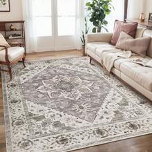 Runner Rug Hallways, 2'6x10' Washable Non Slip Kitchen Runner Rug, Long Boho Vintage Rust Hallway Stair Ultra Soft Print Floor Carpet Bedroom Bathroom Laundry Room, Home Decor - Earth Tone/Multi - View 11