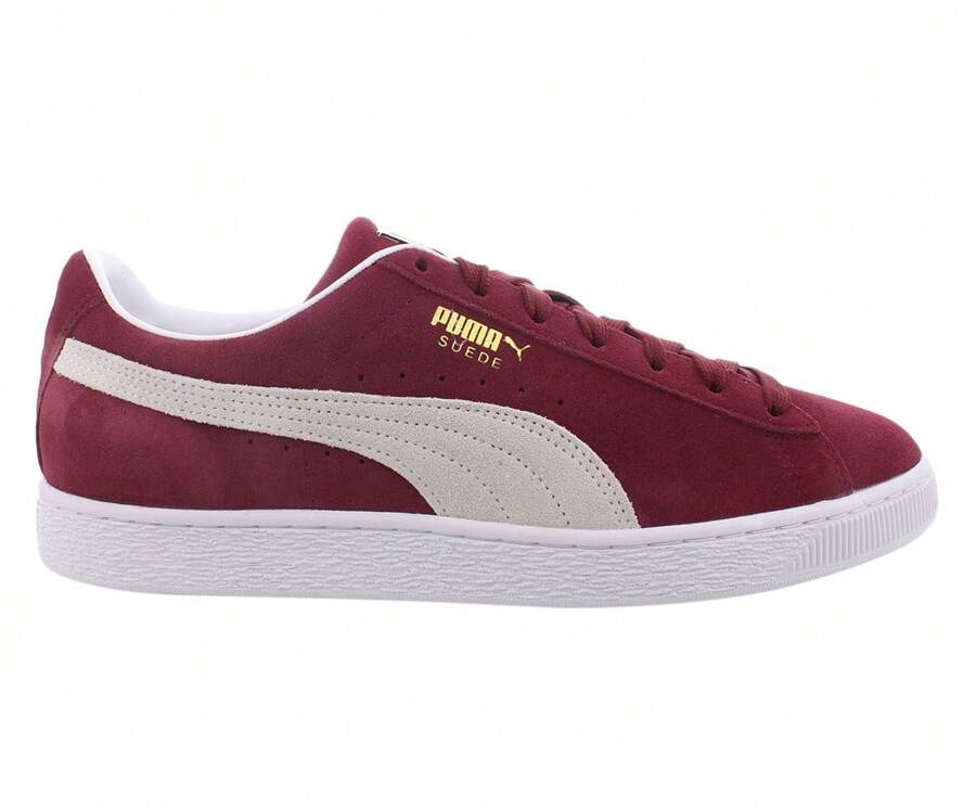 Puma Suede Classic XXI Mens Shoes - Cabernet/White - View 1