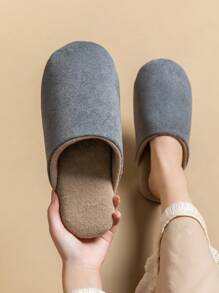 Women's Slippers Autumn&Winter Fur Indoor Bedroom Comfortable Ladies Shoes Soft Home Female Floor Slippers Indoor Anti-Skid Silent Flat Men Slippers Warm Fuzzy Slides For Couples