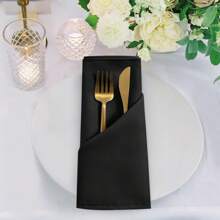 Cocktail Napkins Paper - Quality Black Beverage Napkins - Restaurant, Event, Bar Napkins - Perfect Size Dessert Napkins - Party Napkins Bulk - Elegant Wedding Napkins Disposable