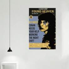 Framed Conan Gray Found HeavenPoster Poster Decoration Wall Art Poster Corridor Decoration Wall   Poster Canvas Art Art Art Canvas Painter House - Framed - View 4