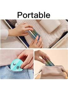 Organizer settimanale per pillole da 2 volte al giorno, scatola portapillole da viaggio per 7 giorni, confezione per 2 volte al giorno (AM/PM), organizer portatile per medicinali, vitamine, olio di pesce e integratori