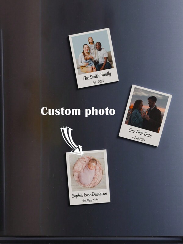 1 Stück Foto-Magnete als Geburtstagsgeschenk, individuelle Foto-Magnet in Brieftaschengröße, Fotodruck, personalisierte Foto-Magnete für den Kühlschrank, einzigartiges Valentinstaggeschenk, personalisierter Foto-Kühlschrankmagnet als Küchengeschenk-Idee, Ihr eigenes Foto-Magnet-Geschenk für Ihn oder Sie, Geschenkidee, individuelle hochwertige Foto-Kühlschrankmagnete | verwandeln Sie Haustiere, Familie, Momente in Magnete | gelegentliches Motto, personalisierte Foto-Magnete zur Graduierung