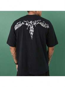 Oversized Shirt Streetwear Oversize Wide Shirt #003 - Black - View 2