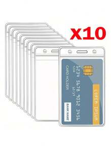 Medicare Card Holder Beschermhoezen, Transparante PVC Waterdichte Medische/Creditcard, Zakelijke/Sociale Zekerheidskaart Beschermhoes - Transparante Vinyl Plastic Hoezen Voor Verzekeringen & Sociale Zekerheid Metro & Licentie Of Creditcards