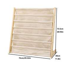 Wood Kids Bookshelf Nursery Small Book Shelf Baby Bookcase Storage Magazine Rack 5/7 Tier Toddler Front Facing Children Book Rack For Classroom Playroom Bedroom Boy Girl's Gift - Multicolor - View 5