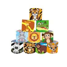 36 piezas Pulseras de golpe con animales de dibujos animados, nuevos artículos de 2025, regalos de cumpleaños, navidad y halloween, pulseras de colores con diseños de animales de caricatura