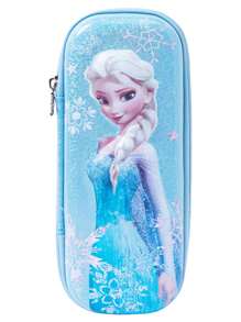 Disney Disney Princess Aisha Primary School Children's Children's Pencil Bag 3D Cute Girls' Stationery Box Large Capacity Creative Pencil Bag Pencil Case Back To School Season
