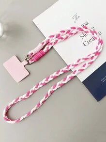 Correa para teléfono trenzada de moda, correa ajustable universal para estuche de teléfono, para regalos de mujeres, familia, amigos, cumpleaños, vacaciones, accesorio para teléfono