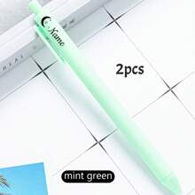 LICVIC 1/2/5/10/20支装定制刻字彩色圆珠笔，个性化儿童姓名圆珠笔，定制中性笔，教师用笔，现代可爱，适合生日礼物、教师节礼物、毕业礼物、返校用品、日常上学、办公用品，送给男士/女士、孩子、朋友、学生、员工、老师、同事的创意礼物，书写舒适，多功能，圣诞礼物 - 風格A - 查看 35