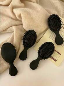 1pc Japanese Style Mini Finishing Hair Comb Set For Normal Hair, Massage Function, Matte Resin Handle, Rubber Bristles - Portable Black Plastic Hair Brushes For Long Hair Styling,Hair Brush,Comb,Hair Tools,Hair Products And Accessories For Barber Salon Beauty Travel Essentials,Back To School,Travel Holiday Essentials,Hair Accessories For Women,Brush,Hair Brushes,Edge Brush,Brush Hair,Hair Comb,Comb Hair,Detangling Brush,Ball Brush,Mini Hair Brush,Hair Brush Set,Wooden Comb,Hair Brush, Brush, Comb, Slick Back Brush, Hairbrush, Edge Brush, Brush Hair, Hair Comb, Hair Brush Set, Comb Hair, Mini Hair Brush, Detangling Brush, Hair Brushes,Hair, Accessories, Hair Products, Hair Tools, Hair Stuff, Hair Care, Curly Hair Brush, Barber, Barber Accessories, Hairdressing Equipment,Travel Essentials,Travel Essential,Hairstyle,Hairdressing