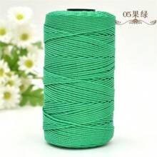2 Pcs 1.5mm X 240 Yards Nylon Mesh Cord, 2 Pieces Set, Versatile Crafting Yarn Suitable For Knitting, Crochet, Hats, Bags, Wallets, Shoes, Plant Hangers, 100% Nylon, Multi-Color Options