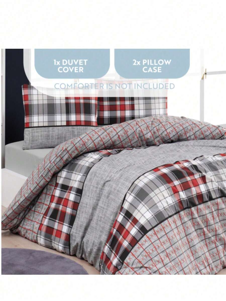 Bedspreads Bedding Set (1 Bedding Set And 2 Bedding), 200x200 Cm, Comfortable, Breathable, Ideal For Bedrooms - Red - View 1