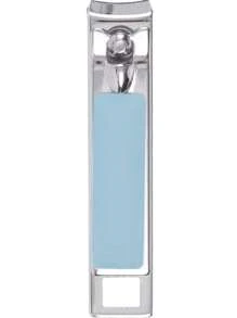 Kit Higiene Cuidados Bebê 5 Peças Pente Escova Cortador Lixa Tesoura Azul Buba - Azul - Visão 8