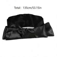 2pcs Adult Sexy Lingerie Double-Sided Mask, Stage Prop Satin Decor Eyepatch,Multipurpose Satin Blindfold, Ideal For Party, Stage Performance, Bondage, Soft Eye Mask