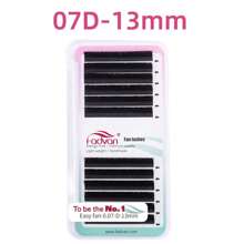 FADVAN Fadvan Easy Fanning Eyelash 0.05/0.07/0.10 C/D 9-17mm 15-20mm Mix Extensions Blooming Eyelashes Flare Eyelashes Russian Volume Auto Fan Eyelashes Natural Cilia Silk Lashes ,Natural, Lash Tech Supplies