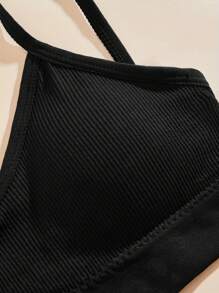 4pcs Women Seamless Striped Camisole Push Up Bra, Sexy & Comfortable Underwear