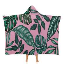 1pc Colorful Printed Hooded Beach Towel, Soft Quick Dry Anti-Sand Travel Blanket, Super Absorbent Lightweight Beach Poncho Towel Made Of Microfiber, Perfect For Beach, Travel, Gift For Family, Friends, Mother's Day Flowers, Personalized Gifts For Mom, Last Minute Gifts, Mother's Day Ideas, Mothering Sunday Gifts, Handmade Cards For Mum, Best Mother's Day Gifts Under $50