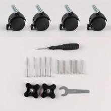 Height Adjustable Laptop Table With Rollers Over Sofa Bed Desk Computer Notebook Trolley Tray 90*80*40cm - Walnut - View 6