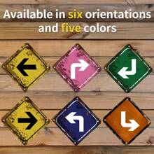 Personalized Street Signs,Street Signs Customized Custom Street Signs Metal Custom Street Sign Custom Road Sign Room Decor Men Cave Sign With Arrow Customize Your Own Aluminum Street Sign Gifts Birthday Graduation - Blue - View 2