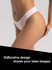 7Pcs/Set Women's Cotton Briefs Panties Underwear Comfortable Breathable Female Lingerie - 彩色 - 查看 3