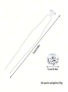 Bộ phụ kiện tóc phong cách Boho lấp lánh 20/40/50 món, bao gồm đá đính, ngọc trai giả và kẹp tóc hoa cho đám cưới, tiệc tùng và chụp ảnh. Kẹp tóc, trâm cài tóc và ghim cài bó hoa cô dâu cho việc tạo kiểu tóc, phụ kiện ngày Valentine. - Nhiều màu - Xem 2