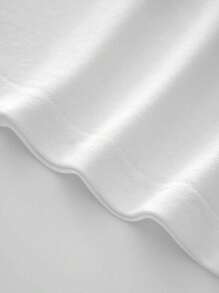 220g Heavyweight Pure Cotton Anime Style T-Shirt - Stylish Girl With Japanese Text Print - White - View 3