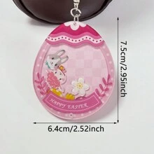 1 复活节创意 DIY 趣味组装亚克力吊坠 - 背包、钱包、钥匙扣、手机吊坠装饰 - DIY 趣味组合节日派对吊坠 - 情人节、复活节、斋月、生日、周年纪念的独特小礼物 - 课堂奖品 - 送给爱人、朋友和家人的小礼物 - A - 查看 7