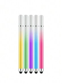 High Precision Silicone Round Disc Tip 2-In-1 Stylus Pen For Phone & Tablet, Capacitive Stylus Pen Compatible With Apple IPad, Tablet, Drawing, Painting, Writing