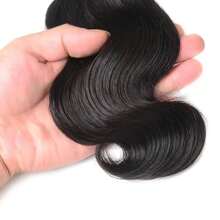 Body Wave Human Hair Bundles Brazilian Virgin Body Wave 4 Bundles Unprocessed Human Hair Weave Remy Hair Extensions Weft For Women Natural Color - Black - View 7