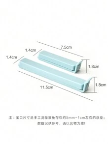 12pcs/Set Sealed Bag Clips, Multicolor Set