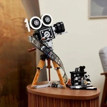 LEGO Tributo a Walt Juego de construcción de la cámara 43230, celebra los 100 años de con una pieza coleccionable perfecta para jugar y exhibir, hace un regalo divertido para constructores y fanáticos adultos, regalo de Navidad
