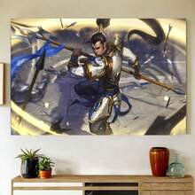 Framed Arcane Anime Poster Poster Jinx And Vi Poster Canvas Prints Battle Of The Two Cities Wall Art For Home Office Living Room Decorations - Framed - View 4