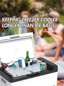 1 pieza Molde de silicona plegable extra grande para hielo, capacidad de 3L, apto para remojar en frío o enfriar, molde de hielo reutilizable, aplicable para bañeras de hielo, molde de hielo extra grande