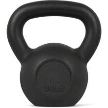 5-80 Lbs Cast Iron Kettlebell For Dumbbell Weights Exercises, Gym, Full Body Home Workout Equipment, Push Up, Grip And Strength Training - F.Black 30lbs - View 1