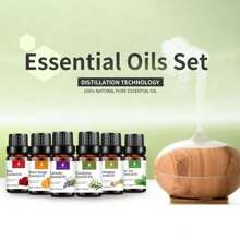 1 Pieza Juego de Aceites Esenciales - Aceites Esenciales 100% Naturales - Perfecto para Difusor, Humidificador, Aromaterapia, Hacer Velas y Jabones DIY, La Intensidad del Olor se Produce Según la Fórmula Estándar, Por Favor Compra Según se Requiera