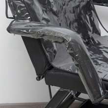 Premium Plastic PVC Protective Cover For Beauty Bed - Clear With BLACK Trim - Transparency - View 6