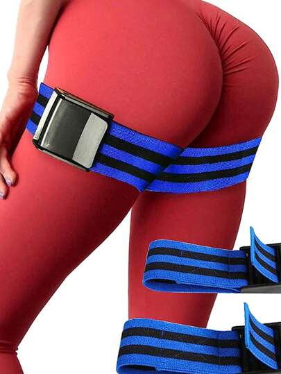 1pc Blood Flow Restriction Band For Legs, Blood Flow Restriction Training Belt, Muscle Exercise Belt Gym Accessories, Sport, Gym, Home Exercise, Strap Gym, Resistance Bands