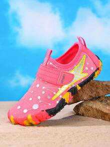 Pantofi Streamwalk pentru copii, pantofi de apă ușori, anti-alunecare, cu talpă din cauciuc, potrivire respirabilă și cu uscare rapidă pentru exterior, înot, surfing, yoga, plajă, pantofi desculți pentru băieți, pantofi pentru drumeții în aer liber cu uscare rapidă, pantofi sport casual pentru exterior - Roz fierbinte - Vizualizare 6