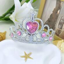 1pc Cartoon Princess Crown Hair Accessory Headband - Multicolor - View 7