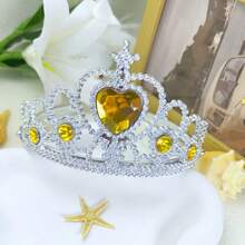1pc Cartoon Princess Crown Hair Accessory Headband - Multicolor - View 5