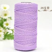 2 Pcs 1.5mm X 240 Yards Nylon Mesh Cord, 2 Pieces Set, Versatile Crafting Yarn Suitable For Knitting, Crochet, Hats, Bags, Wallets, Shoes, Plant Hangers, 100% Nylon, Multi-Color Options