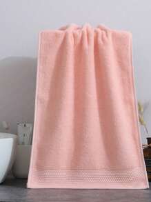 1pc Segmented Faux Pearl Towel, Simple & Elegant Luxury Bathroom Hand/Bath Towel, Super Soft, Absorbent, Skin-Friendly, Suitable For Bathroom, Gym, Hotel, Beach, Daily Necessity, Perfect Gift For Home And Travel