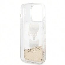 Karl Lagerfeld Funda Karl Glitter K&c Para iPhone - Dorado - Ver 7