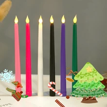 Set de 3 velas de pilar sin llama, velas a pilas para decoraciones románticas, velas electrónicas LED sin humo - Adecuadas para el hogar, fiestas y bodas - Set de 3 piezas, decoración del hogar, regalo, velas LED, luces de velas falsas, regalos de cumpleaños, graduación, decoraciones navideñas, decoración de habitaciones, regalos de Navidad